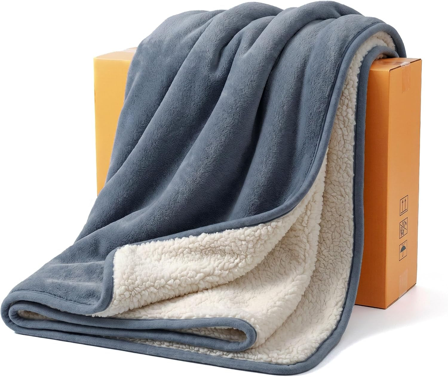 sunheir-waterproof-dog-blankets-for-small-dogs-reversible-sherpa-fleece-thick-puppy-blanket-leakproof-spill-proof-pet-blanket-for-cat-bed-couch-furniture-protector-travel-camping-25x35-grey