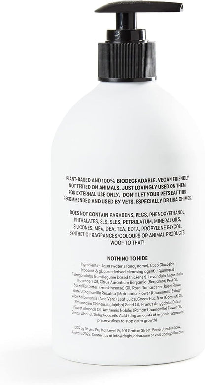 DOG by Dr. Lisa - Wash - Natural Dog Gentle Cleanser - for Baths, Showers - Plant-Based Essential Oils - Vegan - 16.9Oz2