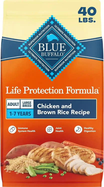 Blue Buffalo Life Protection Formula Chicken Large Adult Dog Food, 30 Lb | Real Chicken #1 Ingredient, Antioxidant-Rich Lifesource Bits, Glucosamine Supports Joint Health & Mobility in Large Breeds14