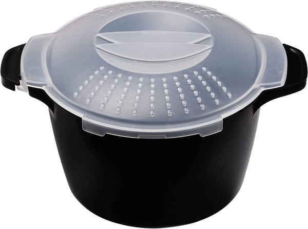Professional Large Micro Cookware 2 Quart, Microwave Steamer for Vegetables, Cooker for Microwave - BPA Free, Dishwasher Safe1