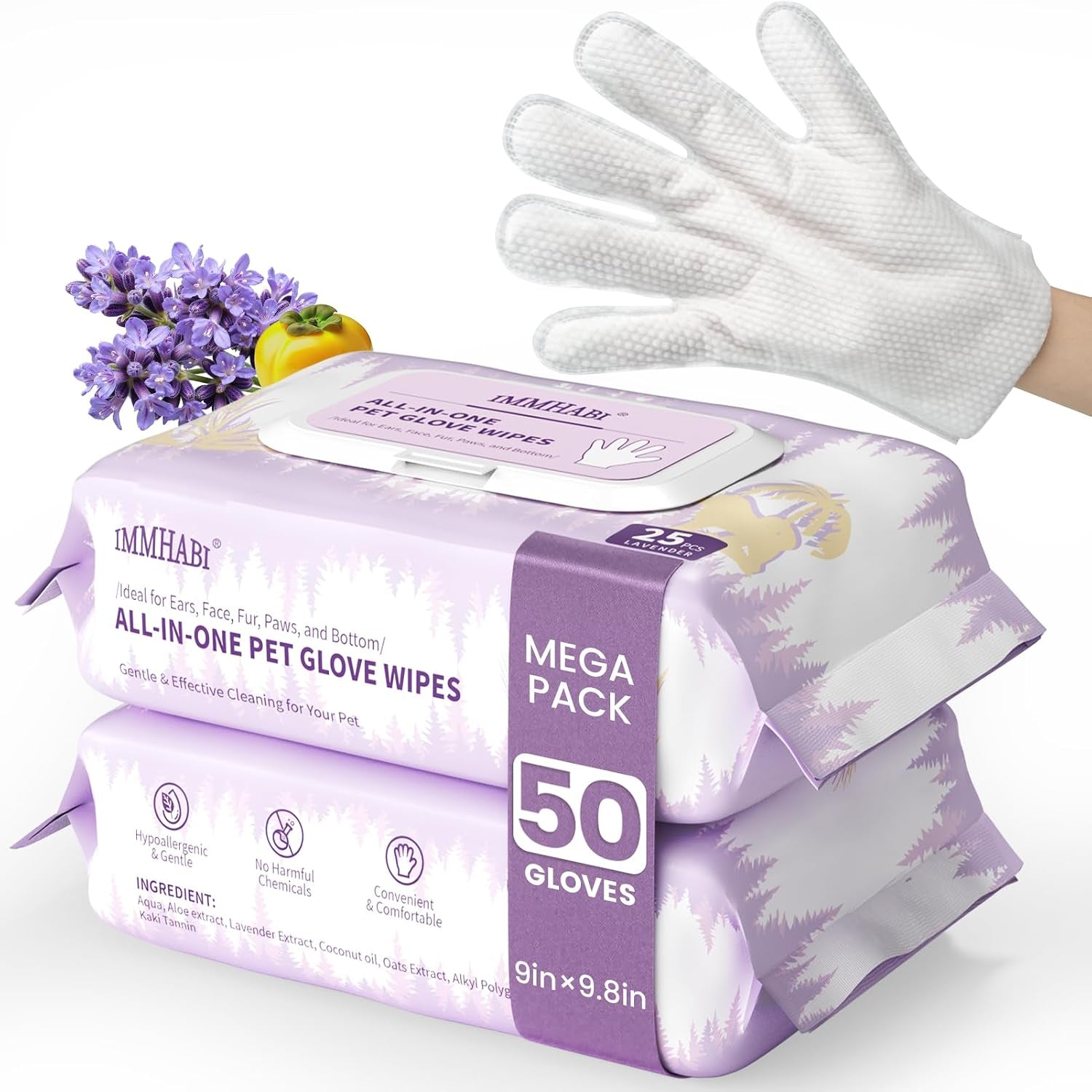 immhabi-400-count-lick-safe-dog-wipes-lavender-plant-based-hypoallergenic-dog-wipes-for-paws-butt-and-anal-gland-care-cleansing-deodorizing-for-puppies