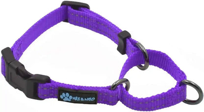 Max and Neo Nylon Martingale Collar - We Donate to a Dog Rescue for Every Collar Sold (Medium, Orange)22