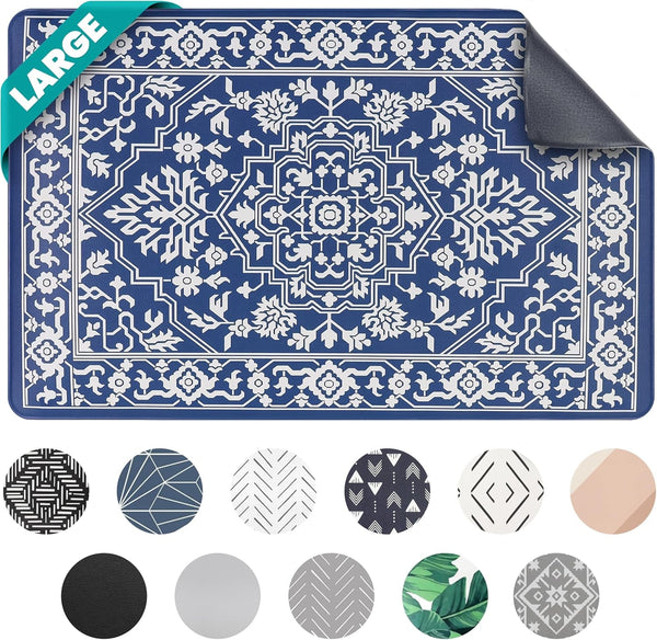 Large Dog Mat for Food and Water, Cat Feeding Mat | Large Waterproof Dog Bowl Mat | Non-Slip Pet Food Mat for Floors | Pet Mats for Food and Water | Easy to Clean11