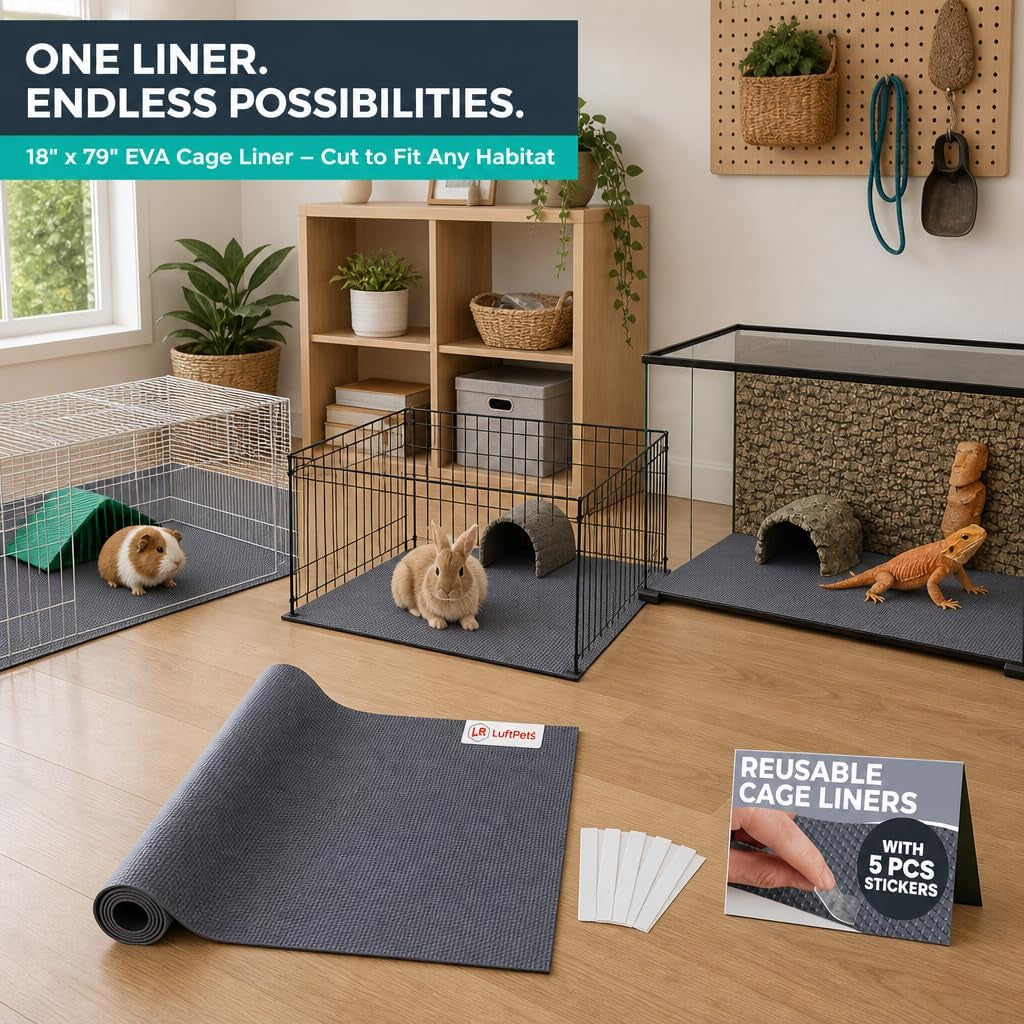 luftpets-waterproof-guinea-pig-cage-liner-roll-18x79-cut-to-fit-any-cage-leakproof-eva-base-under-fleece-litter-boxes-or-reptile-tanks-non-slip-reusable-wipe-clean