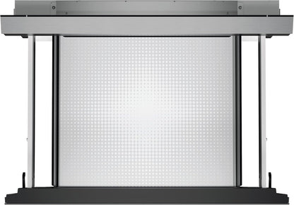 Sharp SMD2489ES 24 In. 1.2 Cu. Ft. Built-In Smart Microwave Drawer Oven | Easy Wave Open, Concealed Glass Touch Control Panel, Works with Alexa Certified, Edge to Edge Black Glass, Stainless6
