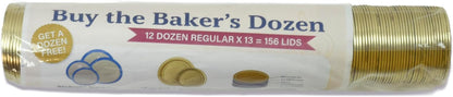 Superb Canning Lids – Regular Mouth Mason Jar Lids – Baker’S Dozen/Bulk Package of 156 Lids – Made in the USA1