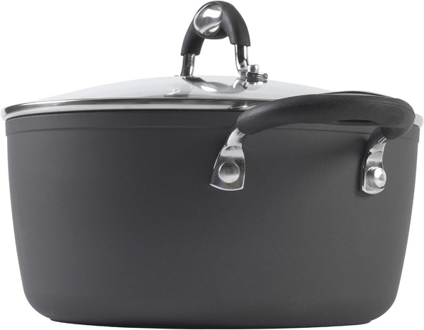 Impact 10-Piece Textured Aluminum Cookware Set with Pots, Pans, and Dutch Oven, Nonstick Pots and Pans Set for Kitchen, Gray9