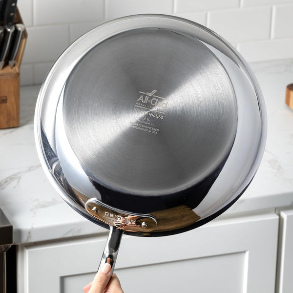 All-Clad D3 3-Ply Stainless Steel Fry Pan Set 2 Piece, 8, 10, Inch Induction Oven Broiler Safe 600F Pots and Pans, Cookware Silver | the Original Bonded Professional Cookware, Cooking Set, 8 & 10" Skillet Set, Induction Compatible, Oven Safe up to 600F8