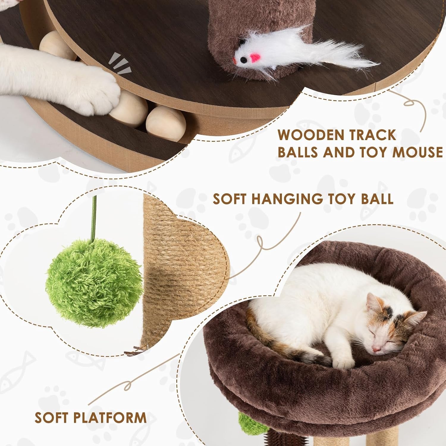22-inch-heavy-duty-cat-scratching-post-with-cozy-plush-bed-3-sisal-scratching-posts-interactive-cat-scratcher-with-grooming-brush-hanging-pom-pom-track-balls-mouse-toy-for-indoor-cats