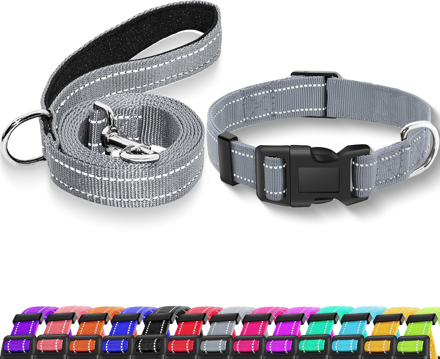 reflective-dog-collar-with-safety-locking-buckle-adjustable-soft-breathable-nylon-collars-for-small-medium-and-large-dogscollar-leash-xs-width-5-8-turquoise-adjustable-soft-breathable-nylon-collars-for-small-medium-and-large-dogs-xs-width-5-8-turquoise