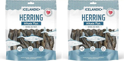 Icelandic+ Whole Fish Herring - 3Oz Wild-Caught Air-Dried Dog Treats8