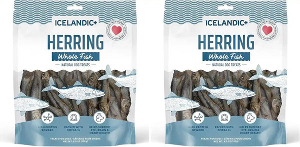 Icelandic+ Whole Fish Herring - 3Oz Wild-Caught Air-Dried Dog Treats8