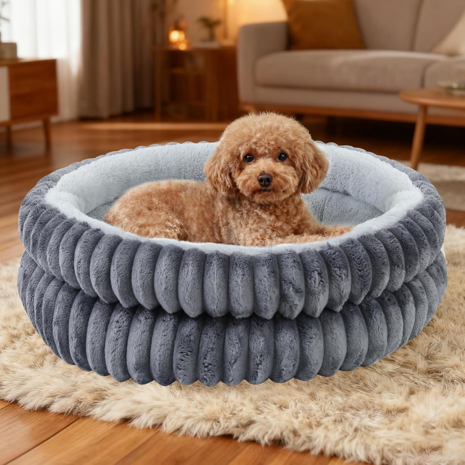 cat-beds-for-indoor-cats-washable-round-donut-dog-bedgrey-s-cute-fluffy-puppy-dogs-beds-for-small-dogs-cat-bed-with-anti-slip-bottom-round-dog-cat-beds-for-indoor-cats