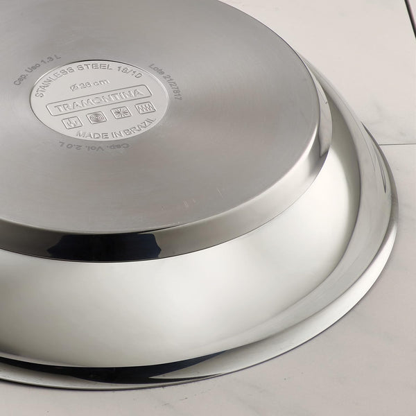 Tri-Ply Base Stainless Steel 10-Inch Non Stick Frying Pan | Skillet with Reinforced Nonstick Coating, Dishwasher and Oven Safe5