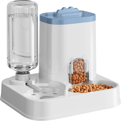 Cat Food Dispenser Dog Cat Feeder Automatic Integrated Food Basin 1-10L Large Capacity Feeding & Watering Supplies Automatic Pet Feeder for Small Medium Dogs Puppy Kitten Cats Food Bowl1