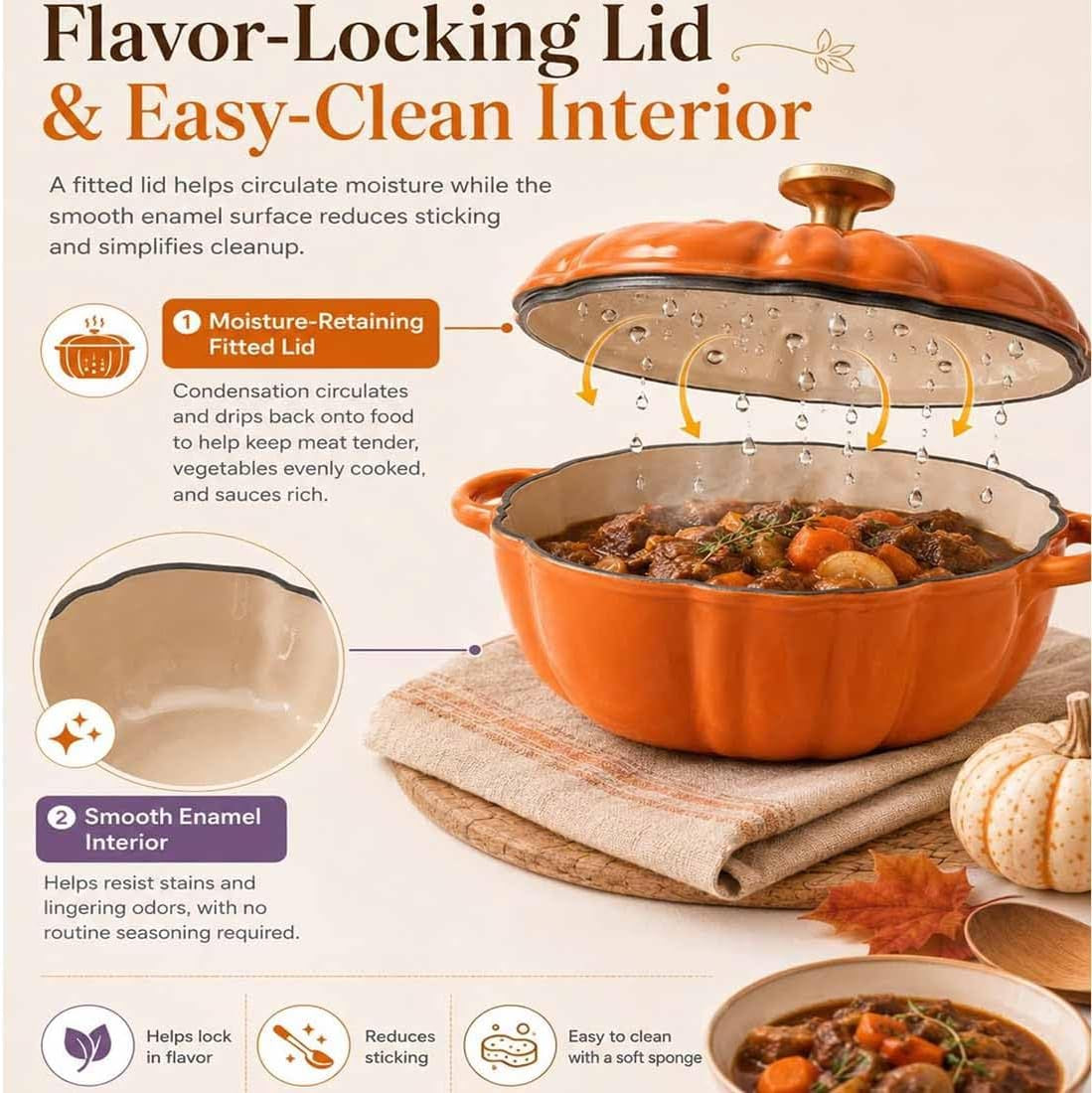 pumpkin-dutch-oven-pot-with-lid-3-qt-enameled-pumpkin-pots-orange-a-pumpkin-shaped-cocotte-soup-pot-serves-2-3-oven-stove-safe-for-bread-baking-braising-cooking-soup