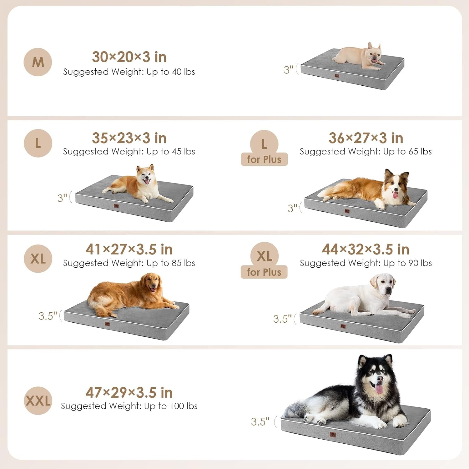 eheyciga-medium-memory-foam-dog-crate-bed-washable-30x20inch-grey-high-density-egg-crate-foam-waterproof-liner-removable-easy-clean-cover-non-slip-bottom-fits-crate-floor-and-sofa