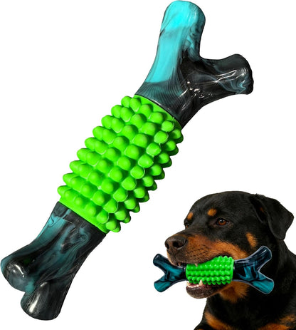 Dog Toys for Aggressive Chewers, Tough Stick Chew Bone | Durable Rubber & Nylon Dog Bones, Indestructible Dog Doys for Medium,Large Dogs,Beef Flavor11