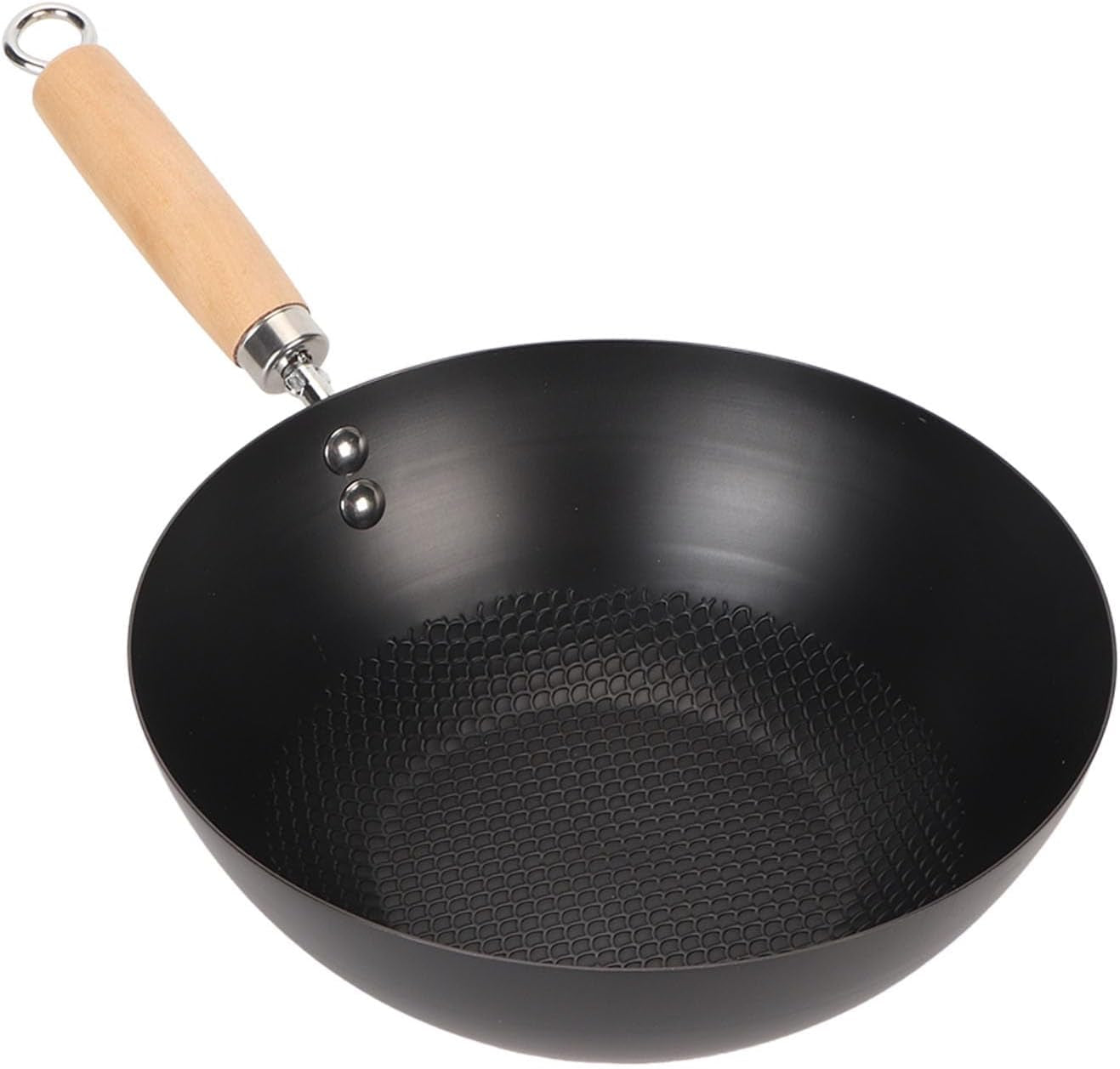carbon-steel-wok-stir-fry-pans-set-with-lid-chinese-wok-even-heating-thick-coated-multifunctional-iron-pot-with-convenient-handle-for-daily-home-cooking-20cm