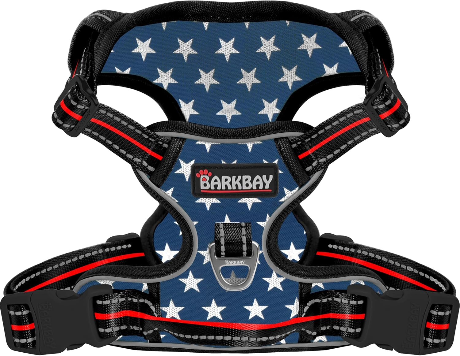 barkbay-no-pull-pet-harness-dog-harness-adjustable-outdoor-pet-vest-3m-reflective-oxford-material-vest-for-pink-dogs-easy-control-for-small-medium-large-dogs-l