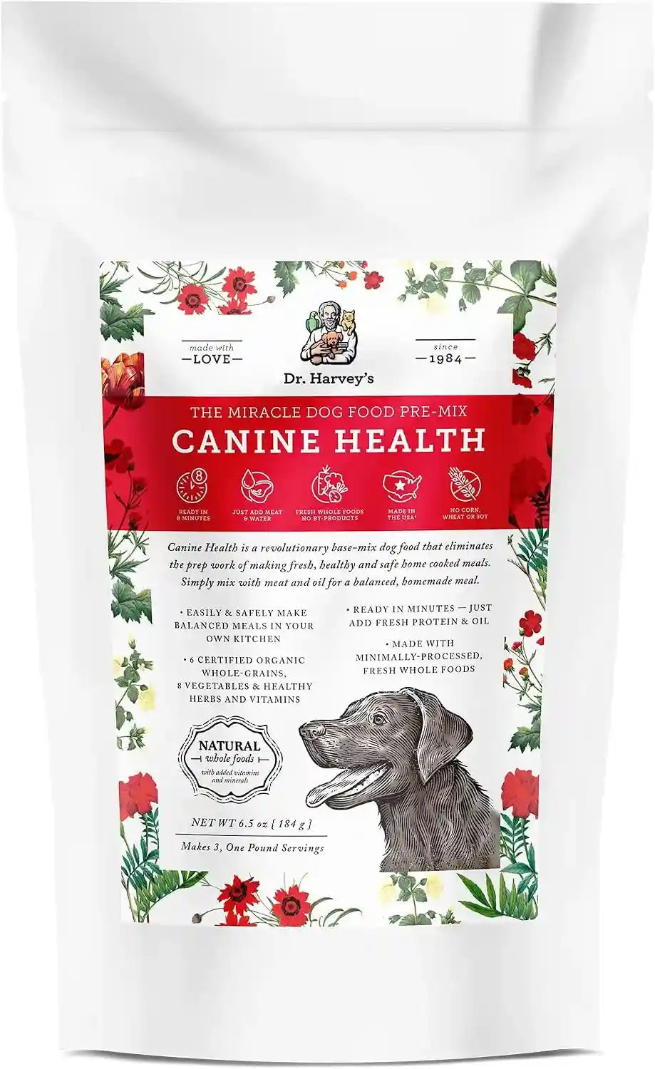 dr-harveys-canine-health-miracle-dog-food-human-grade-dehydrated-base-mix-for-dogs-with-9-vegetables-and-6-organic-whole-grains-10-pounds-human-grade-mix-with-9-vegetables-6-organic-whole-grains