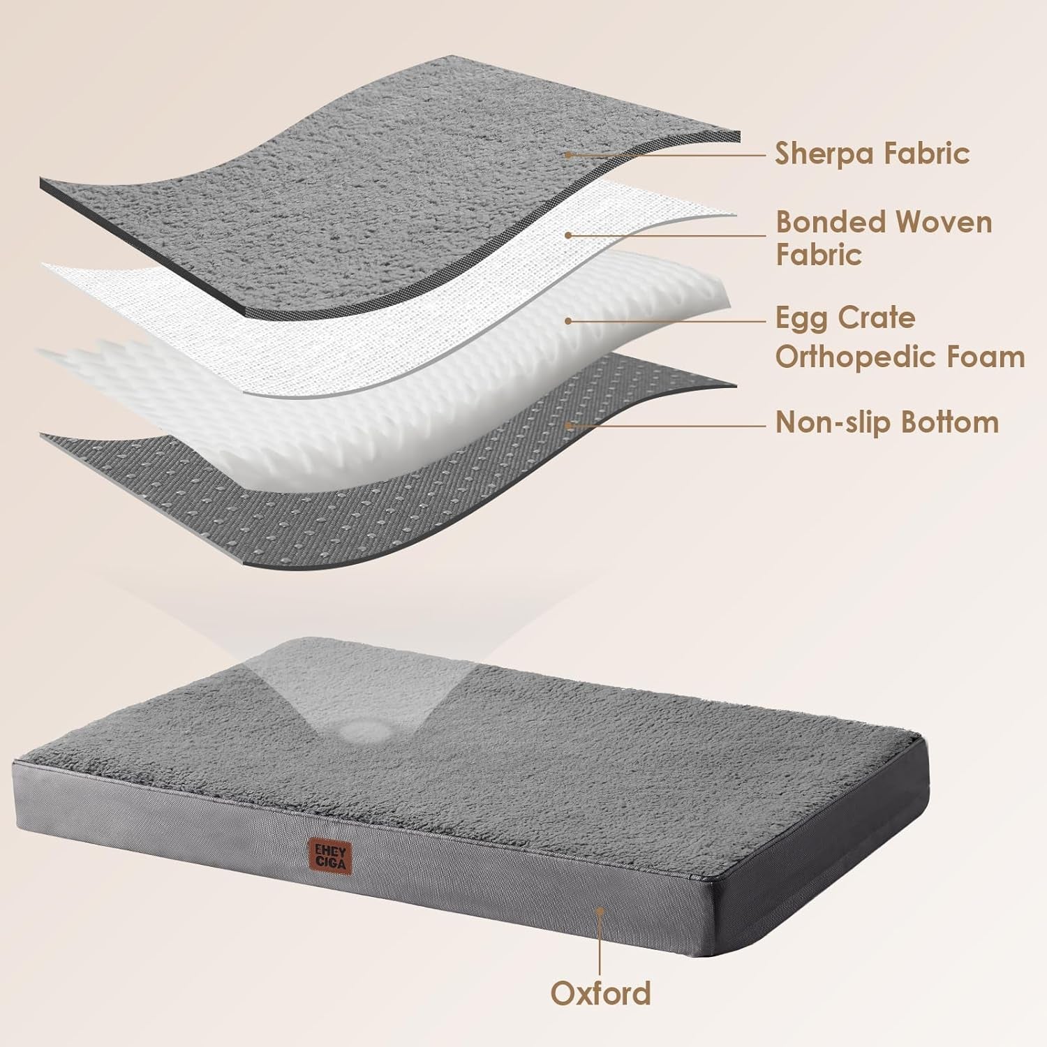 eheyciga-orthopedic-dog-bed-large-with-removable-washable-cover-41in-grey-egg-crate-foam-support-durable-oxford-fabric-non-slip-bottom-machine-washable-soft-waterproof-plush-pet-bed-mat-for-crate