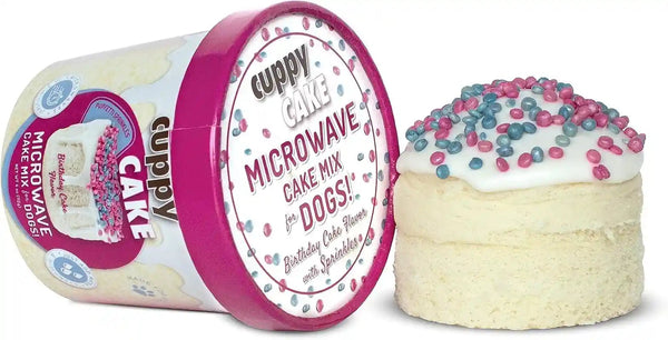 Cuppy Cake Microwave Dog Birthday Cake in a Cup - Ready in 2 Min, Just Add Water and Microwave, All Natural, Pupfetti Sprinkles, Made in USA (Woman Owned)1