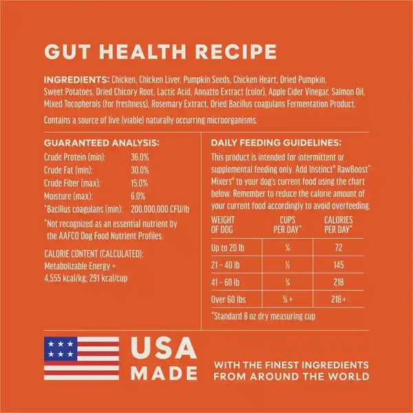 Instinct Freeze Dried Mixers, Dog Food Toppers, Gut Health, 5.5 Oz. Bag7