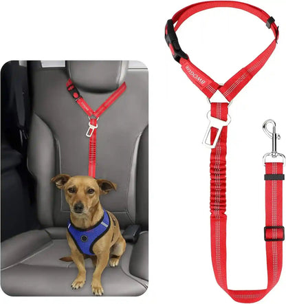 Adjustable Pet Seat Belt Restraint for Dogs and Cats - Vehicle Headrest Safety Harness (1 Pack)24