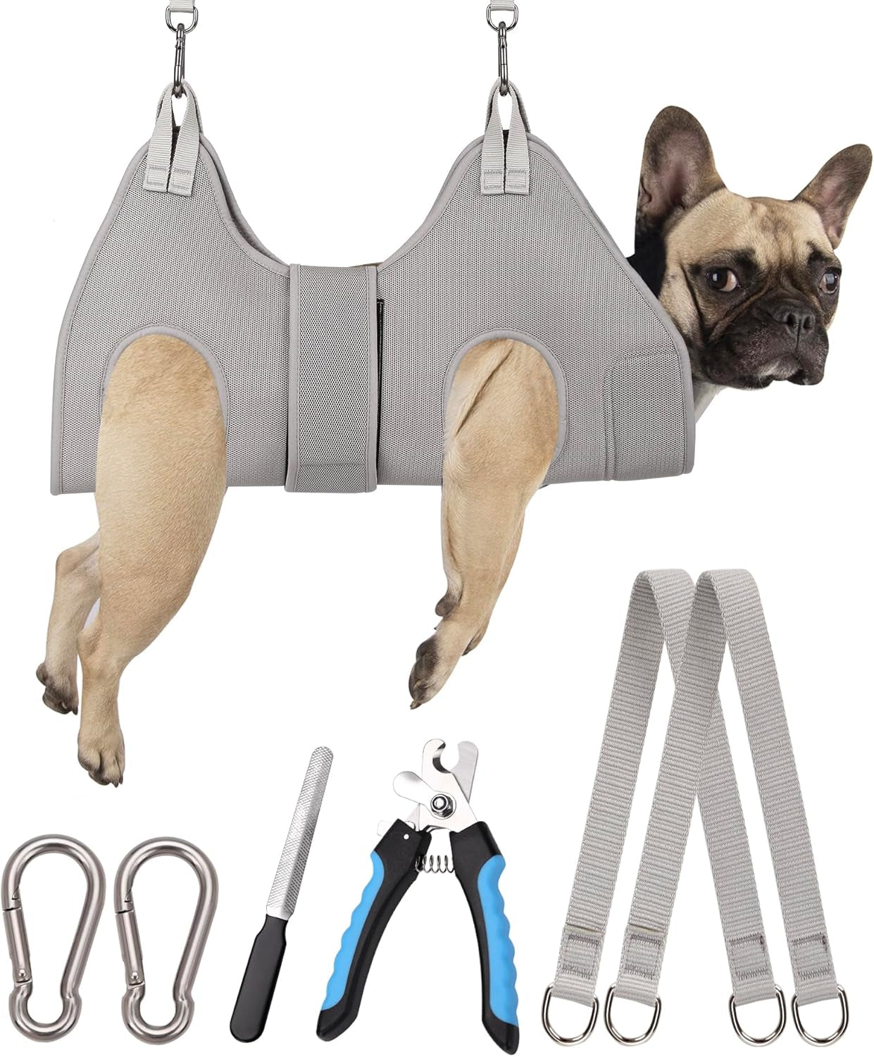 kkiimatt-dog-grooming-hammock-harness-small-dog-groming-sling-gray-dog-hanging-harness-for-nail-trimming-dog-nail-clipping-hanger-restraint-holder