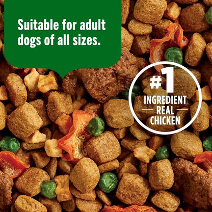 Nutrish Dish Chicken & Brown Rice Recipe with Veggie & Fruit Blend Dry Dog Food, 3.75 Lb. Bag (Rachael Ray)6