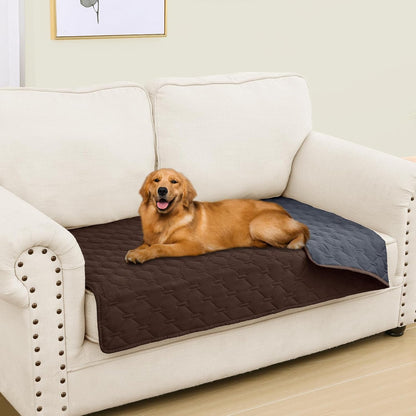 Smiry Waterproof Dog Bed Cover Blanket, Reversible Pet Blanket | Soft Reversible, Washable Leakproof Cats Dogs Couch Cover for Sofa, Couch, Furniture (30X70 Inch)59