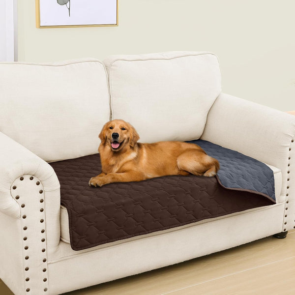 Smiry Waterproof Dog Bed Cover Blanket, Reversible Pet Blanket | Soft Reversible, Washable Leakproof Cats Dogs Couch Cover for Sofa, Couch, Furniture (30X70 Inch)59