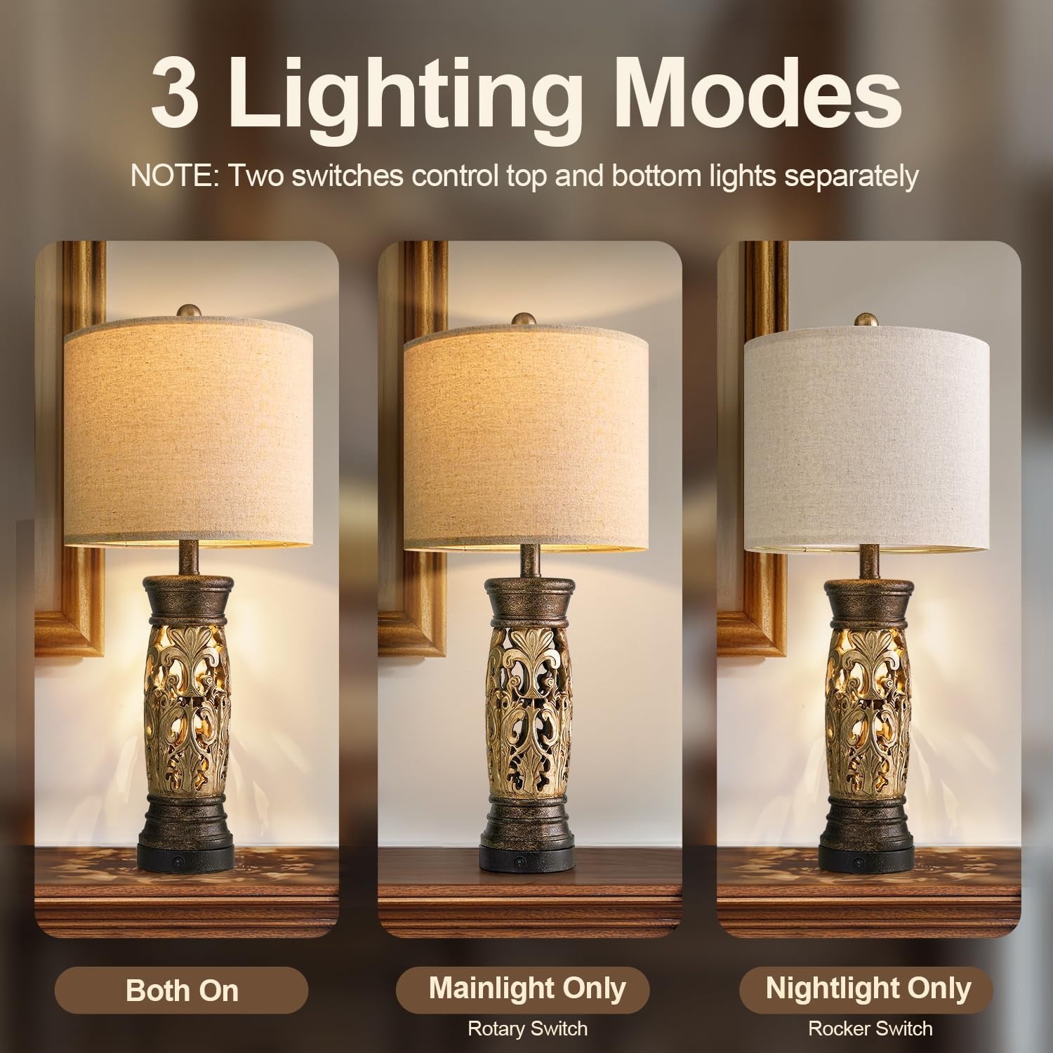 27-25-antique-gold-table-lamps-set-of-2-farmhouse-bedside-lamps-with-night-light-usb-a-c-ports-vintage-lamps-for-bedroom-living-room-entryway-nursery-reading-nookbulbs-included