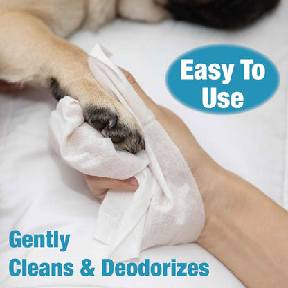 110 Pack Pet Grooming Wipes - Large & Extra-Large Sizes - Lavender, Aloe, & Unscented Variations - Hypoallergenic & Extra Durable - Perfect for Dogs & Cats, 8.6"X7.8"5
