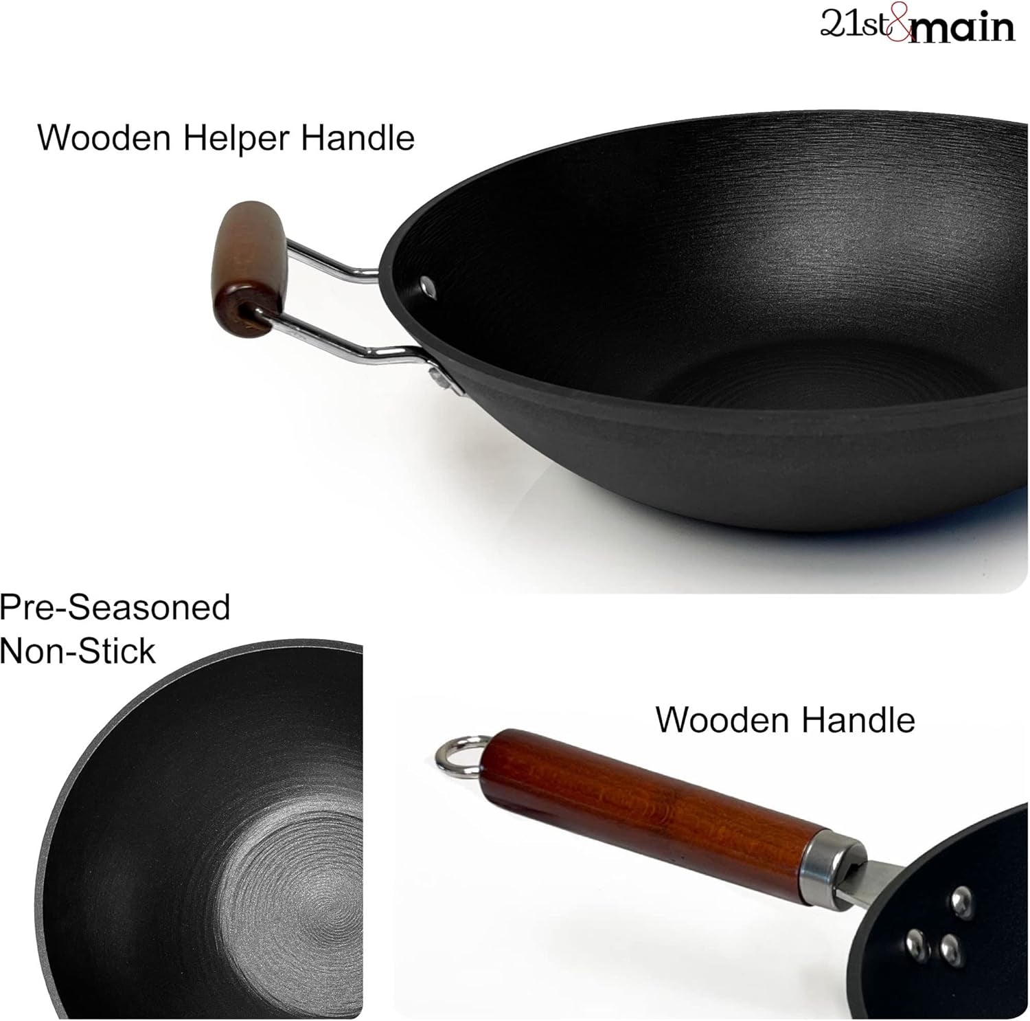 light-weight-cast-iron-wok-stir-fry-pan-wooden-handle-14-inch-chef-s-pan-pre-seasoned-nonstick-commercial-and-household-for-chinese-japanese-and-others-cooking