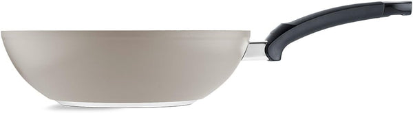 Ceratal Comfort 11 Inch Ceramic Non-Stick Wok, 3.9 Quart, Warm Grey, Made without Added PFAS/PTFE, All Stovetops Including Induction, Made in Germany3