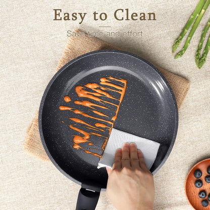 Ceramic Pots and Pans Set Non Stick, Nonstick Detachable Handle Cookware Sets, Healthy Non Toxic PFAS PFOA & PTFE Free, Dishwasher ＆Oven Safe, Induction Kitchen Pot and Pan, 8 Piece Grey5