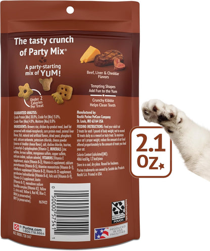Purina Friskies Cat Treats, Party Mix Wild West Crunch - (Pack of 10) 2.1 Oz. Pouches7