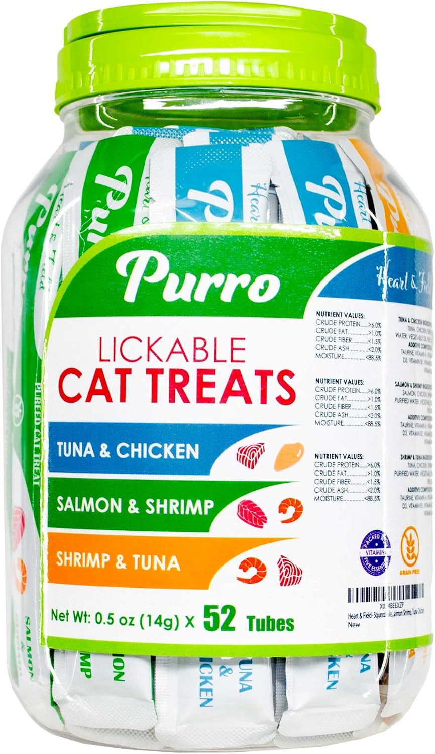 heart-field-purro-cat-treats-squeezable-lickable-variety-pack-tuna-shrimp-salmon-shrimp-tuna-chicken-52-count