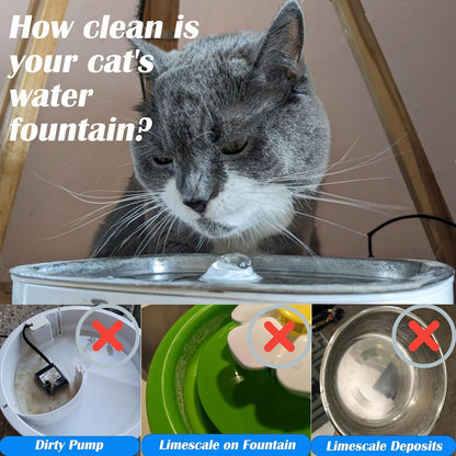 9PCS Pet Water Fountain Cleaning Kit with Compressed Sponge and Storage Box | Dog and Cat Water Fountain Brushes Fit Most Pet Water Dispensers,Pet Drinking Dispenser Cleaning Kit Cleaning Brush6