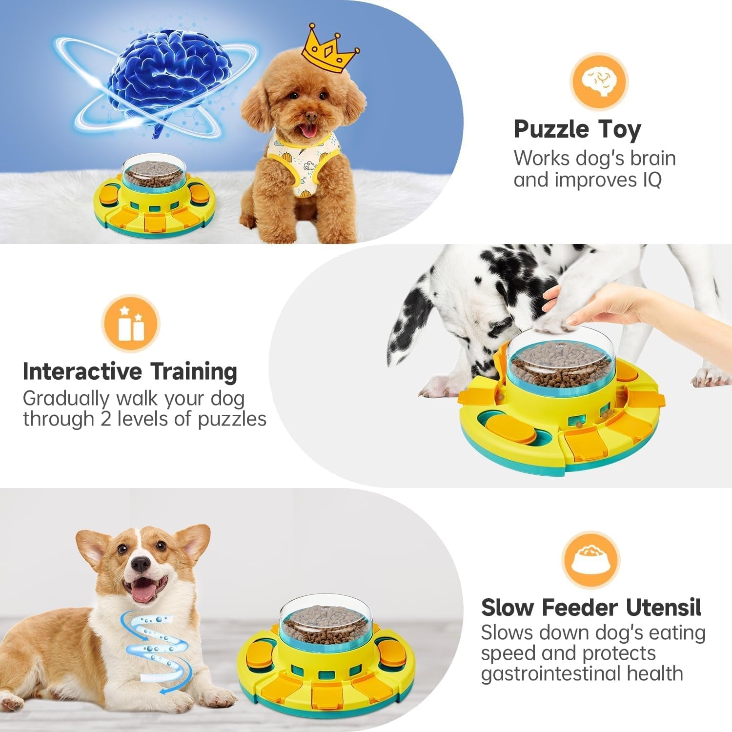 potaroma-dog-puzzle-toy-2-levels-slow-feeder-pup-food-treat-feeding-dispenser-for-iq-training-and-entertainment-for-all-breeds-4-2-inch-height-pup-iq-training-and-entertainment-for-all-breeds-4-2-inch-height