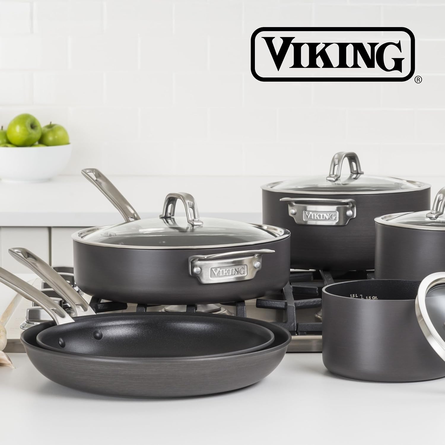 viking-nonstick-frying-pan-8-inch-hard-anodized-kitchen-cookware-gray