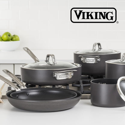 Viking Nonstick Frying Pan, 8 Inch Hard Anodized Kitchen Cookware, Gray6