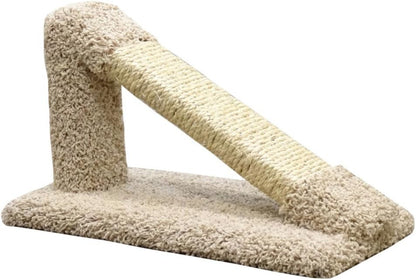 New Cat Condos Premier Tilted Scratching Post, Beige1