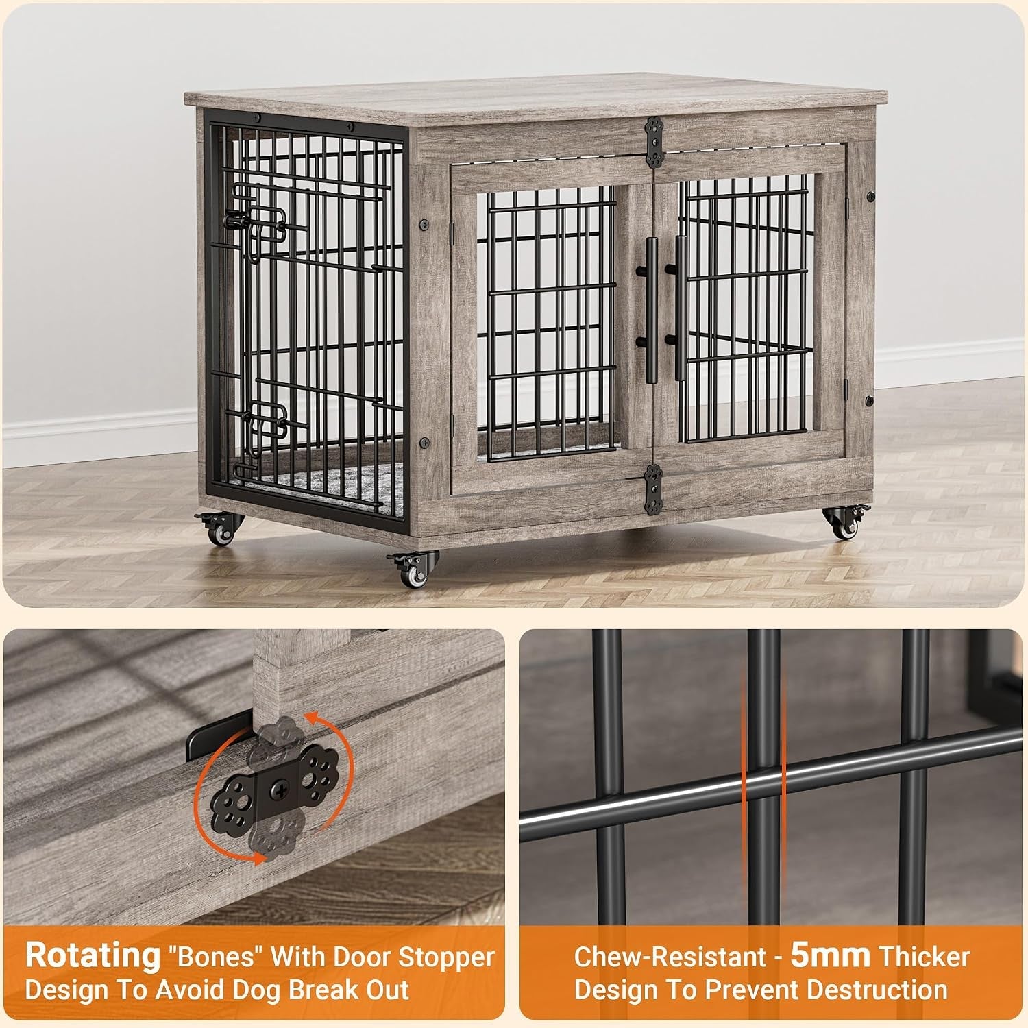 medium-dog-crate-furniture-32-heavy-duty-kennel-w-cushion-wheels-grey-double-doors-wooden-dog-cage-chew-resistant-end-table-decorative-27-32-38-44-options-indoor