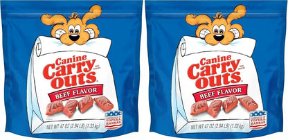 Canine Carry Outs Beef Flavor Dog Treats, 47 Ounce Bag24