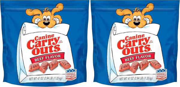 Canine Carry Outs Beef Flavor Dog Treats, 47 Ounce Bag24