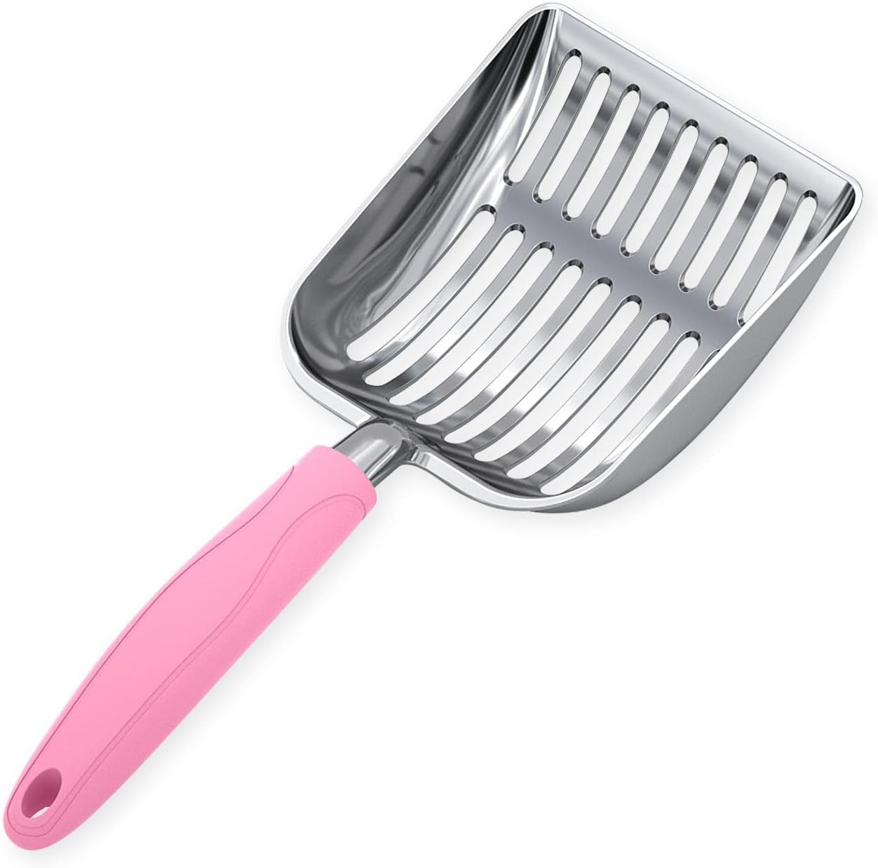 wepet-cat-litter-scoop-aluminum-alloy-sifter-kitty-metal-scooper-deep-shovel-long-handle-poop-sifting-kitten-pooper-lifter-durable-heavy-duty-for-litter-box