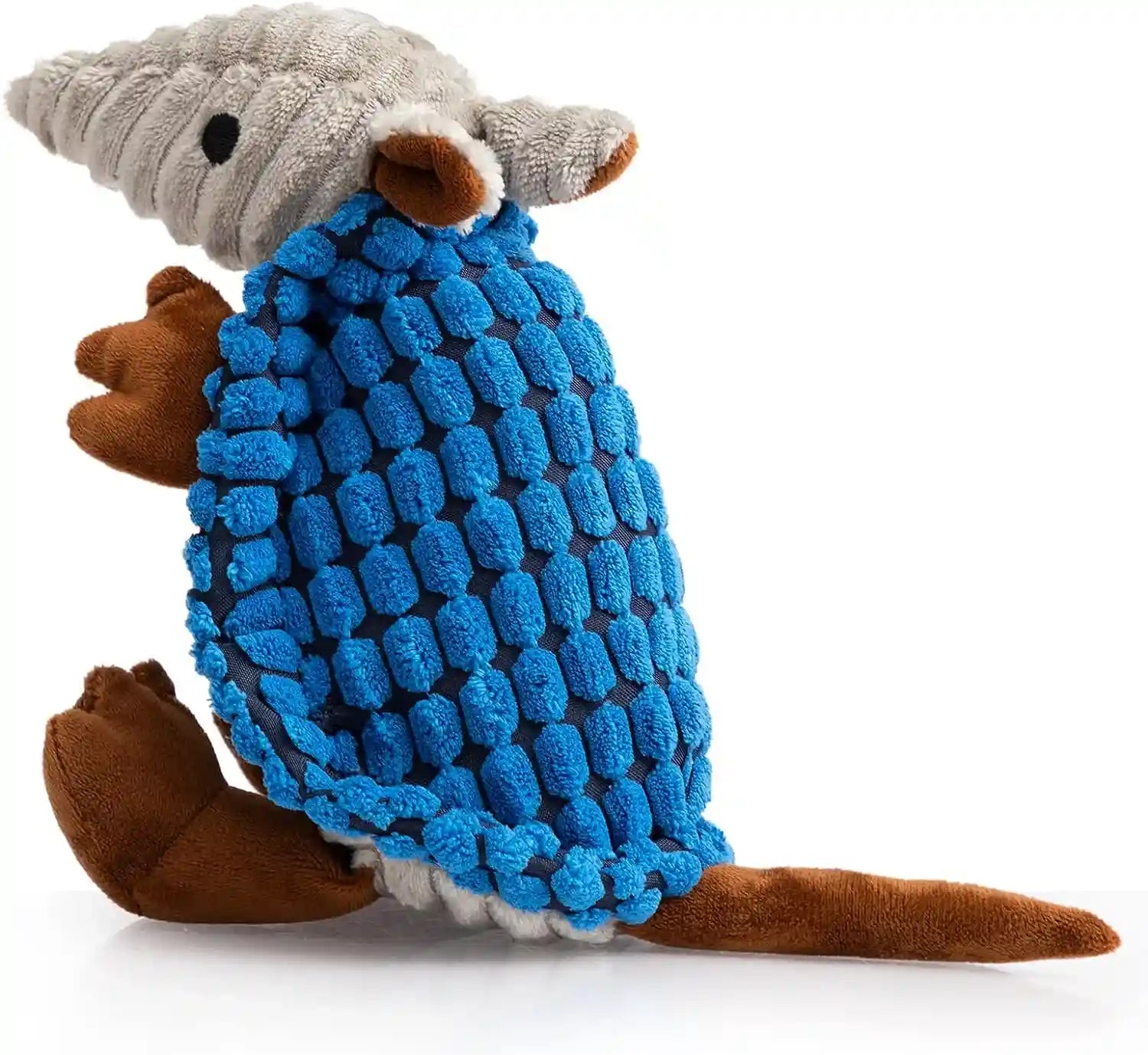hollypet-plush-dog-squeaky-toy-stuffed-armadillo-animal-pet-puppy-chew-toys-with-clean-teeth-for-small-medium-large-all-breed-sizes-dogs-gray-8-in